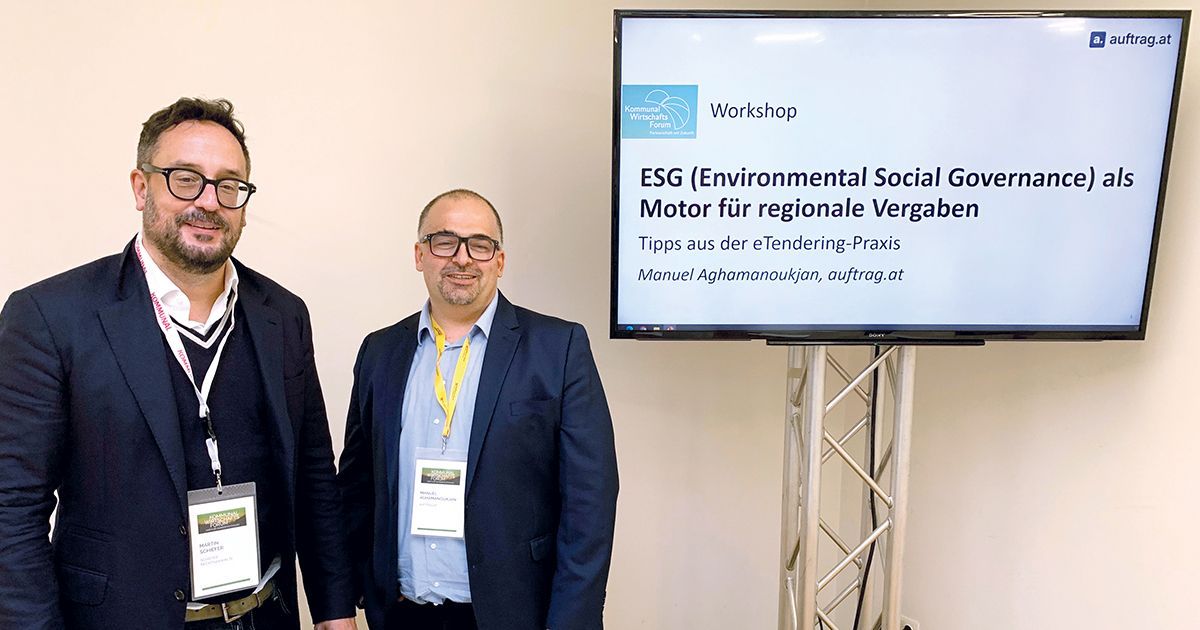 ESG als Motor für regionale Vergaben – Kommunalwirtschaftsforum 2022